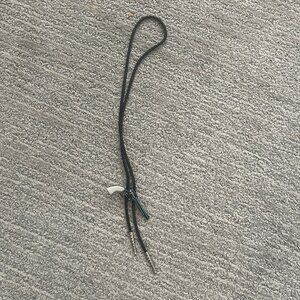 Vintage Bolo Necktie Tie Necklace Six Shooter Western Cowboy